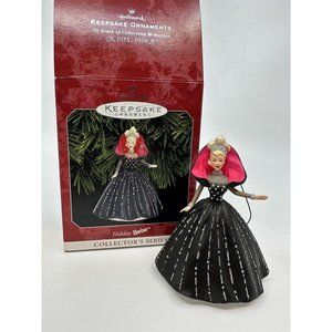 Hallmark Keepsake Holiday Barbie 6th in Series Barbie Ornament 1998